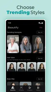 Beautify: AI Hairstyle Try On screenshot