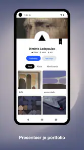 Behance- Creatieve Portfolio's screenshot