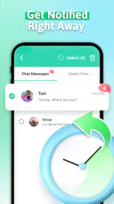berichten herstellen screenshot