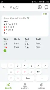 bid72 - beter bieden in bridge screenshot