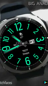 Big Analog 3 WF Wear OS 4+ screenshot
