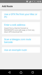 BikeGPX - Free cycle navigator screenshot