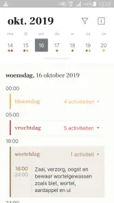Biodynamische Zaaikalender screenshot
