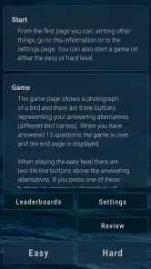 Bird Quiz: Aves Europe screenshot
