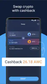 Bitcoin Wallet Crypto Ethereum screenshot