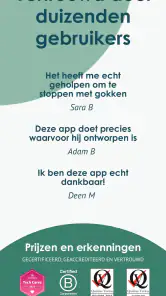 Blokkeer goksites - Gamban screenshot