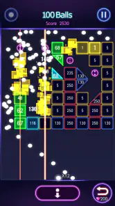Bricks Breaker Hit - Glow Ball screenshot