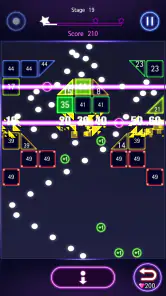 Bricks Breaker Hit - Glow Ball screenshot