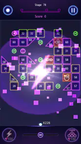 Bricks Breaker Hit - Glow Ball screenshot