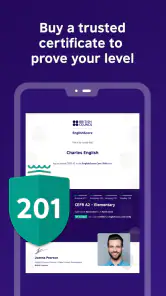 British Council EnglishScore screenshot