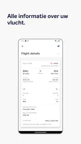 Brussels Airlines screenshot