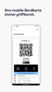 Brussels Airlines screenshot