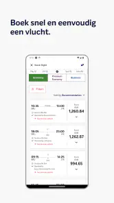 Brussels Airlines screenshot