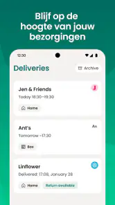 Budbee screenshot