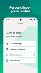 Budbee screenshot
