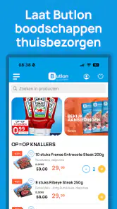Butlon boodschappen screenshot