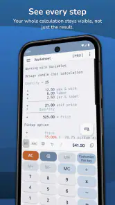 CalcTape Calculator with Tape screenshot