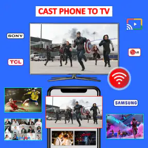 Cast telefoon naar tv screenshot