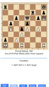 Chessvis - Puzzles, Visualize screenshot