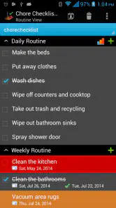Chore Checklist screenshot