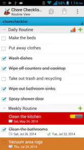Chore Checklist screenshot