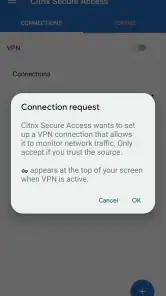 Citrix Secure Access screenshot