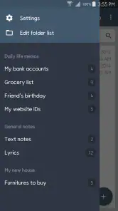 ClevNote - Kladblok, Checklist screenshot