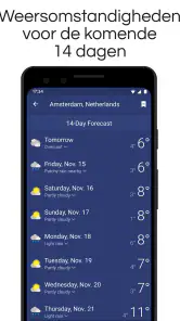 Clime: weer- en buienradar screenshot