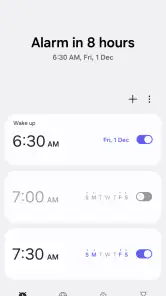 Clock screenshot