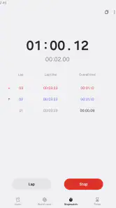 Clock screenshot