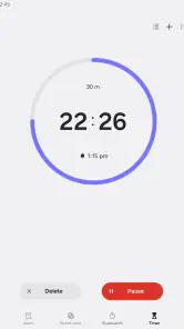 Clock screenshot