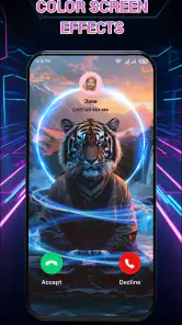 Thema & kleur bij bellen screenshot
