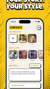 Comikaze: Stripmaker Manga screenshot