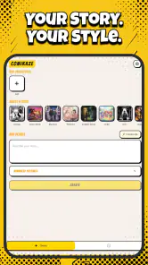 Comikaze: Stripmaker Manga screenshot