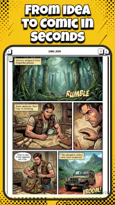 Comikaze: Stripmaker Manga screenshot