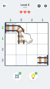 Connect Tracks: Logica Puzzel screenshot