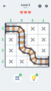 Connect Tracks: Logica Puzzel screenshot