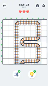 Connect Tracks: Logica Puzzel screenshot