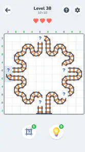Connect Tracks: Logica Puzzel screenshot