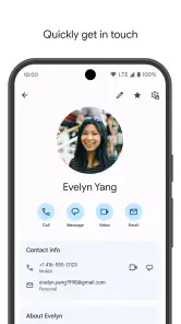 Contacten screenshot