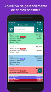 Controle Financeiro Pessoal screenshot