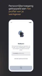 corporate benefits Benelux screenshot