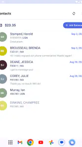 CorrLinks Text Chat screenshot
