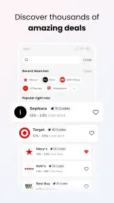Coupert - Coupons & Cash Back screenshot