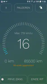 CTA Rit Registratie FULL screenshot