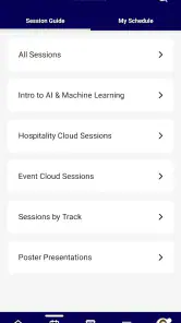 Cvent Events screenshot