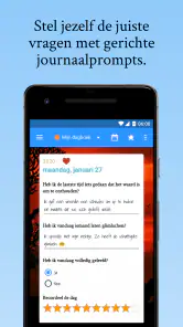 Dankbaarheid, focusdagboek screenshot