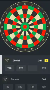 DARTS Scorebord 2025 screenshot