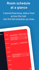Dash - vergaderzaalscherm screenshot