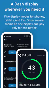 Dash - vergaderzaalscherm screenshot